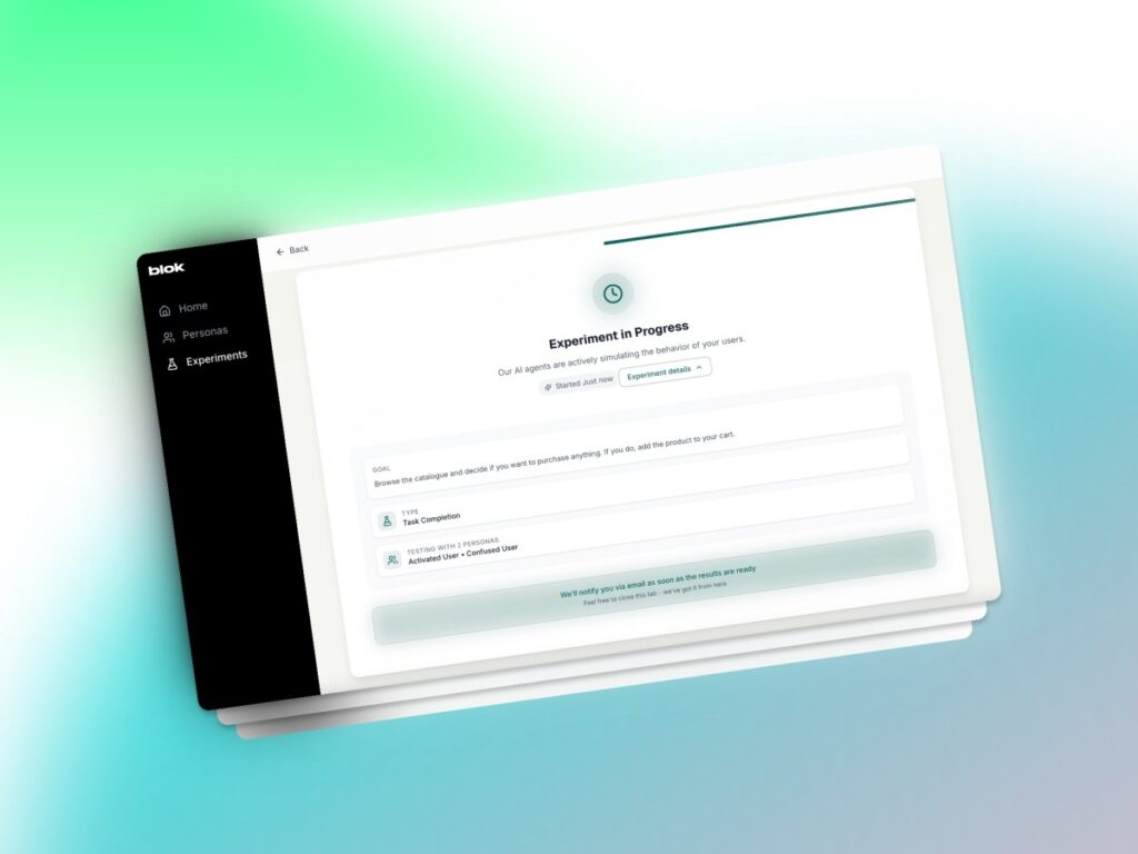 Blok is using AI personas to simulate real-world app usage