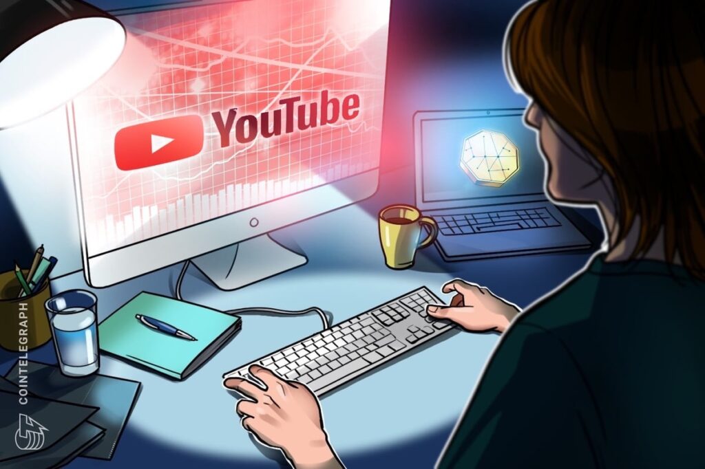 Vistas de contenido cripto en YouTube alcanzó mínimos de 2021