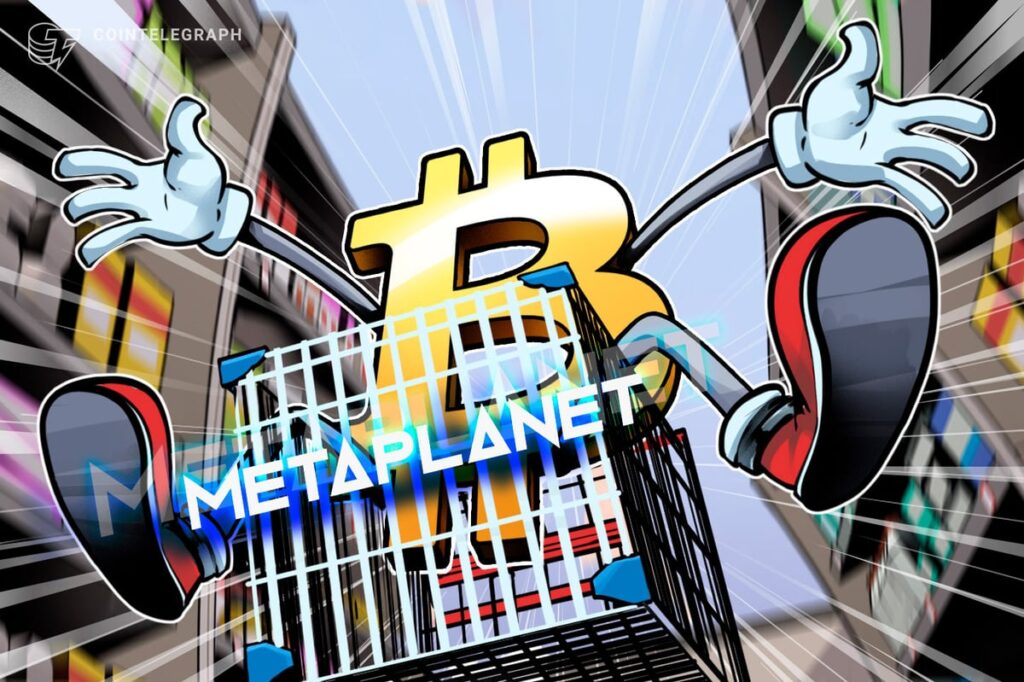 Metaplanet reforça sua aposta no Bitcoin enquanto suas ações despencam.