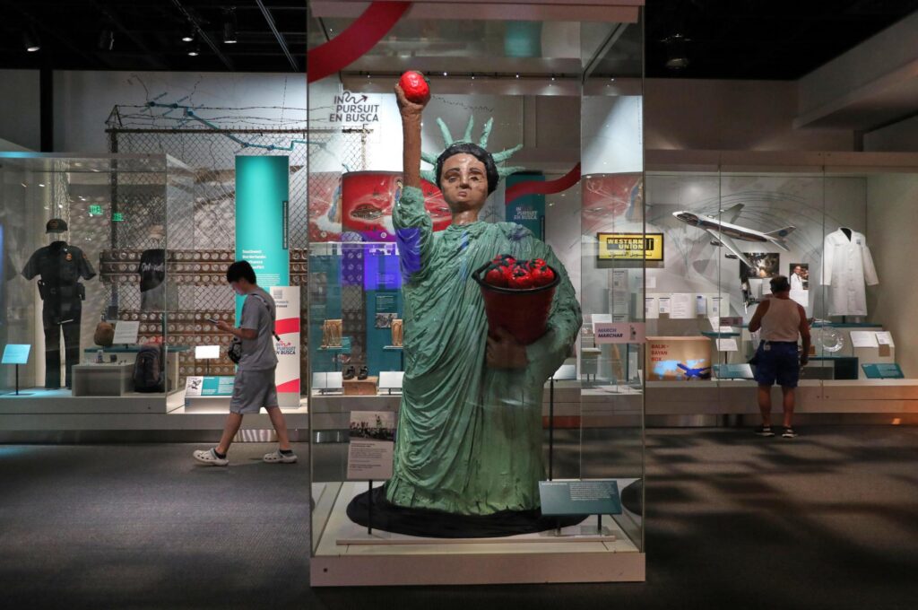 Trump orders signs at Smithsonian history museum criticizing exhibits