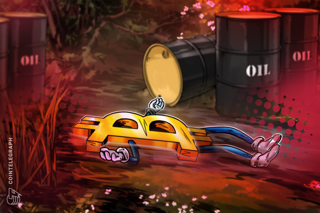 Bitcoin Battles Downside as Iran Ceasefire Failure Sends Oil Past $75