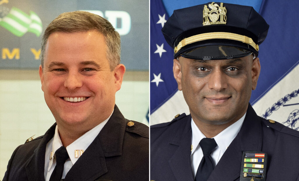 One a legacy cop, the other never thought he’d join, move up NYPD ranks