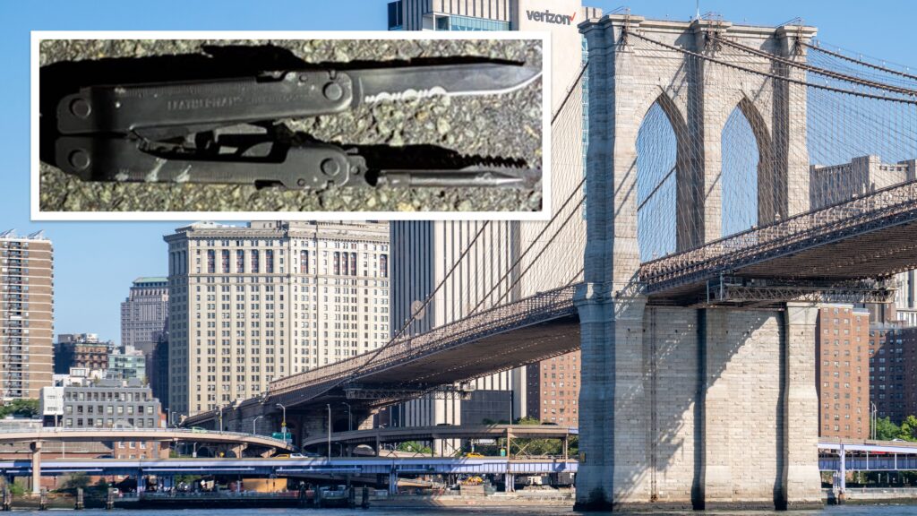 NYPD shoots and kills man with knife who claimed to have bomb during clash on Brooklyn Bridge