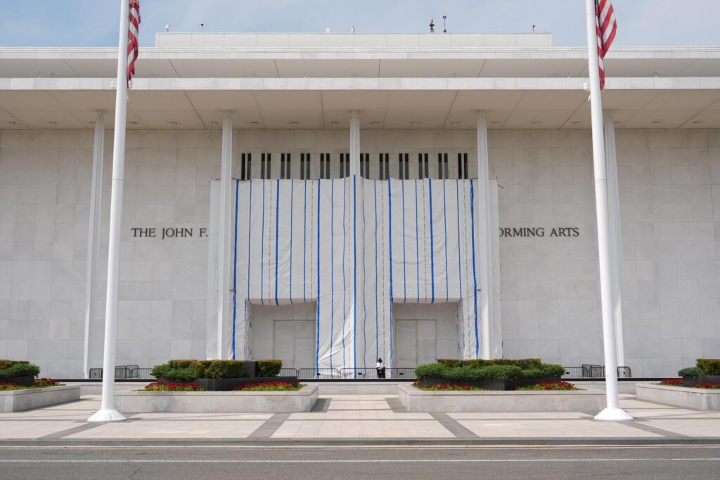 Kennedy Center renews call for Trump-backed shutdown after part of a ceiling collapses