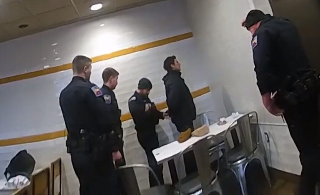 Police bodycam footage showing arrest of Luigi Mangione at Pennsylvania McDonald’s released