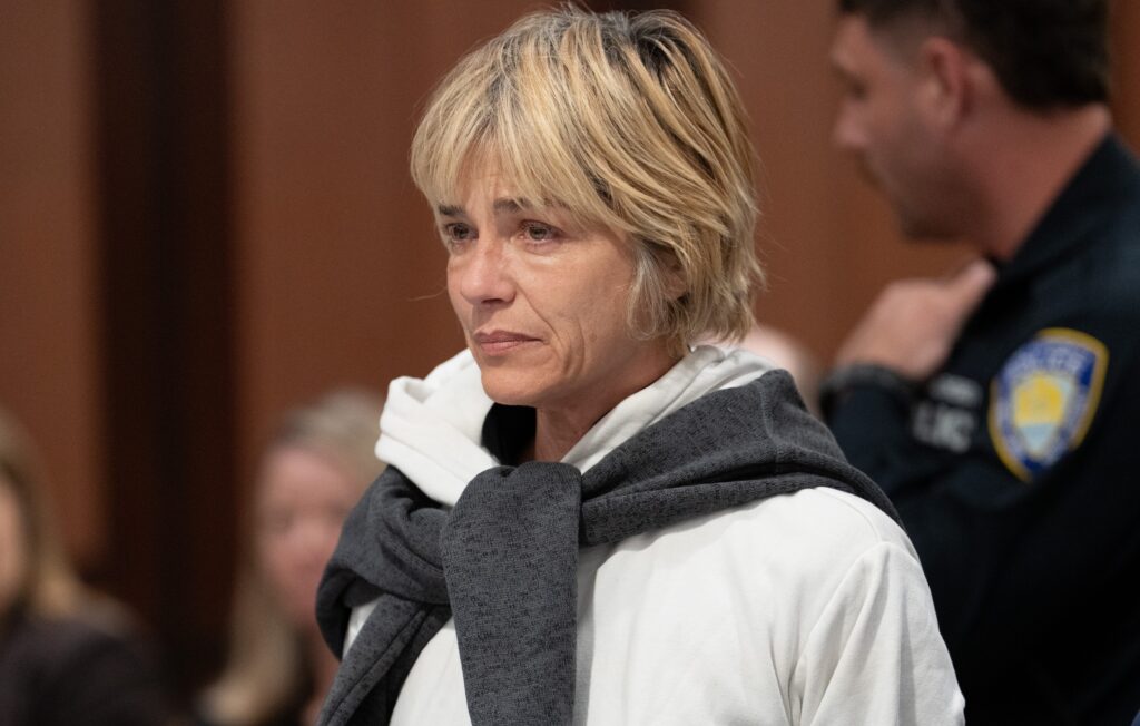 Tearful Selma Blair pleads not guilty in NYC courtroom after JFK arrest over mid-air meltdown