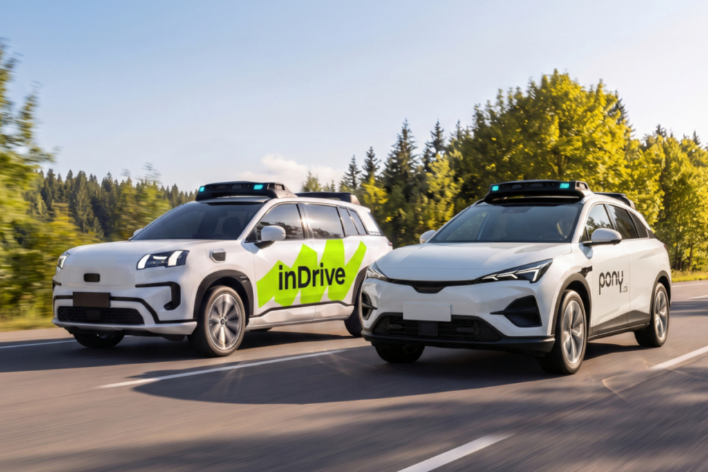 Uber rival inDrive eyes 2027 robotaxi tests in Central Asia with Pony.ai and Nvidia