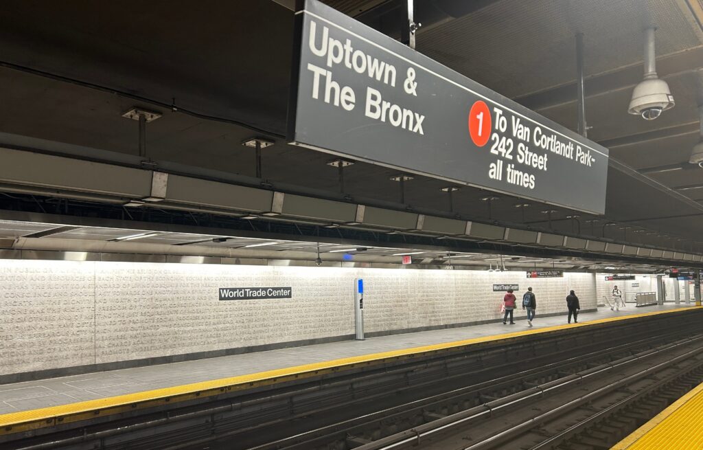 Subway riders save man who fell onto tracks at World Trade Center station